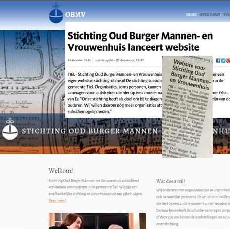 Website Stichting OBMV