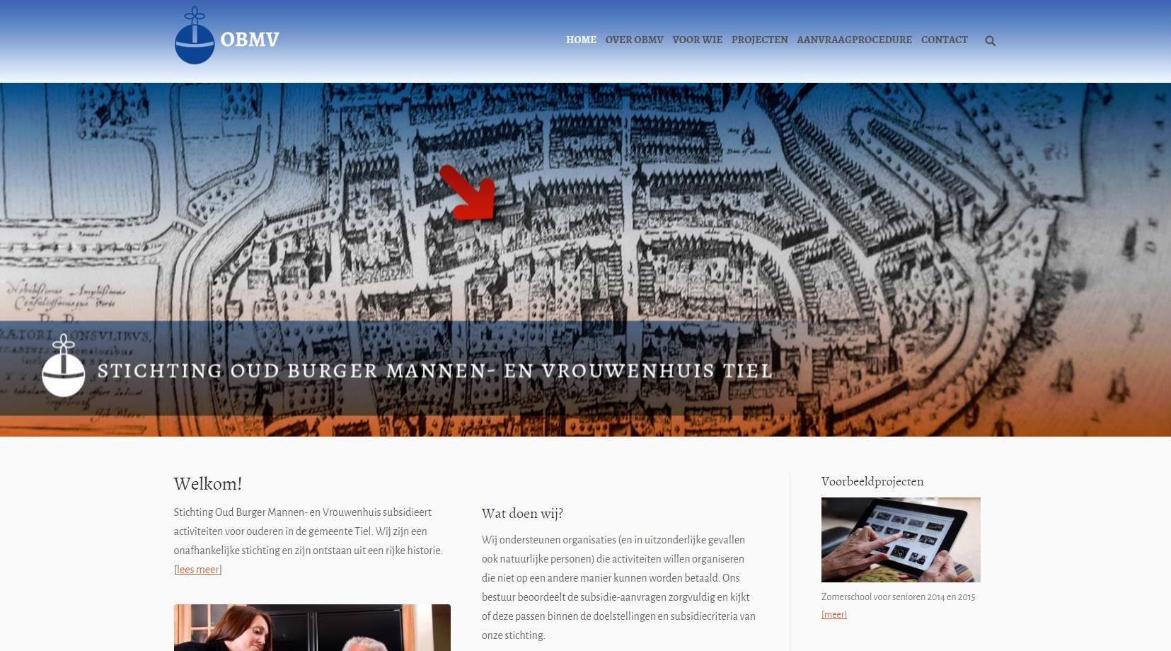 Website Stichting OBMV